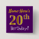 Suche nach 20 geburtstag buttons Geburtstagsparty