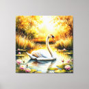 Suche nach schwan leinwandbilder Teich