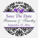 Suche nach damast save the date aufkleber Lila