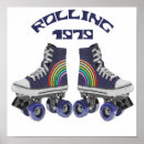 Suche nach roller skate poster Vintag
