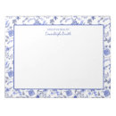 Suche nach blumenmuster notizblock Blau