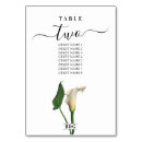 Suche nach lilien party tischkarten Calla