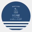 Suche nach boats aufkleber Blau