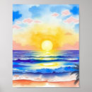 Suche nach ozean aquarell poster Für sie