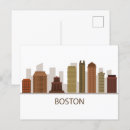 Suche nach boston skyline postkarten Retro