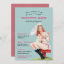 Suche nach vintage bachelorette einladungen Elegant