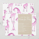 Suche nach rosa giraffe einladungen Party