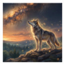 Suche nach einsamer wolf poster Wildnis