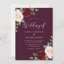 Suche nach maroon hochzeits einladungen Burgunderrot