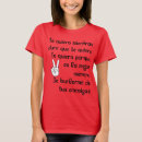 Suche nach spanischer text tshirts Frieden