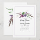 Suche nach feather einladungen Babydusche