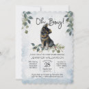 Suche nach deutscher schäferhund einladungen Babydusche