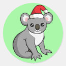 Suche nach koala weihnachten aufkleber Australisch