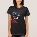 Suche nach legende seit 1965 tshirts Juli
