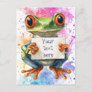 Suche nach baumfrosch postkarten Aquarell
