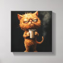 Suche nach morgenkaffee poster Katze