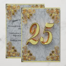 Suche nach 25 geburtstag einladungen Gold