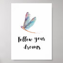 Suche nach folgen sie ihren träumen poster Aquarell
