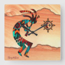 Suche nach flöte wanduhren Kokopelli