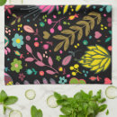 Suche nach buntes blumenmuster geschirr tücher Aquarell