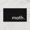 Suche nach mathematik visitenkarten Teacher