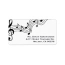 Suche nach musiknoten rücksende aufkleber Schwarz weiß