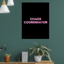 Suche nach chaos poster Lustig