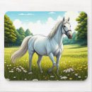 Suche nach weißes pferd mousepads Bäume