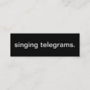 Suche nach gesang visitenkarten Musik