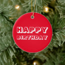 Suche nach der geburtstag ornamente Rot