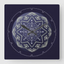 Suche nach weiße mandala wanduhren Geometrisch