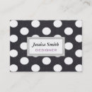 Suche nach polka punkte visitenkarten Elegant