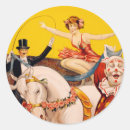 Suche nach vintager zirkus aufkleber Clowns