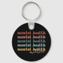 Suche nach gesundheit schlüsselanhänger Bewusstsein für psychische gesundheit