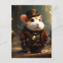 Suche nach niedlicher hamster postkarten Ai generiert