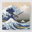 Suche nach die große welle von kanagawa wanduhren Vintag