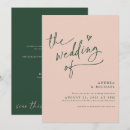 Suche nach rose gold wedding einladungen Einfach