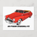 Suche nach rotes auto postkarten Klassisch