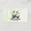Suche nach niedlicher panda visitenkarten Riesenpanda