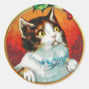 Suche nach süße katzen aufkleber Frohe weihnachten