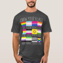 Suche nach bisexuelle flagge tshirts Regenbogen
