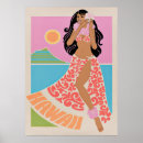 Suche nach hula girl poster Hawaii