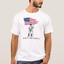 Suche nach freiheit oder tod tshirts Flagge