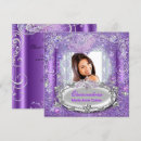 Suche nach purple einladungen Quinceanera