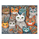 Suche nach psychedelische katze poster Abstrakt