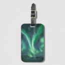 Suche nach nordlichter gepäckanhänger Aurora borealis