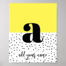 Suche nach monogramm a poster Für kinder