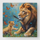 Suche nach löwe der löwe wanduhren Junge