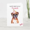 Suche nach birthday boxer karten Aquarell