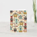 Suche nach retro roboter karten Vintag